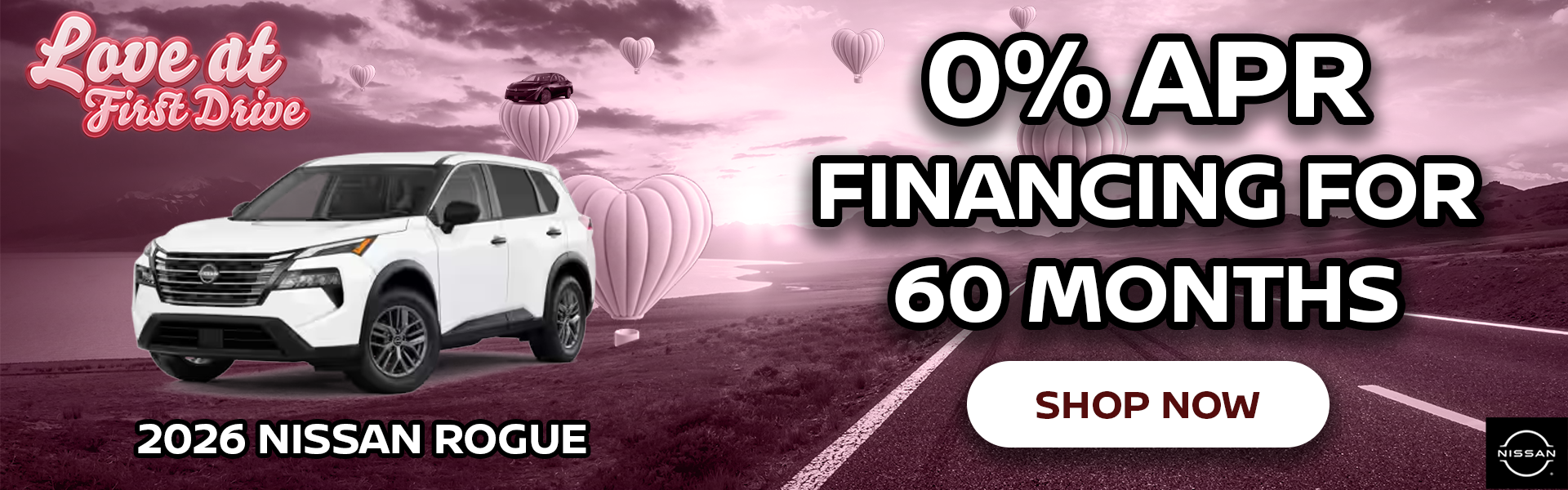0% APR Fin. for 60 Mo. | 2026 Nissan Rogue