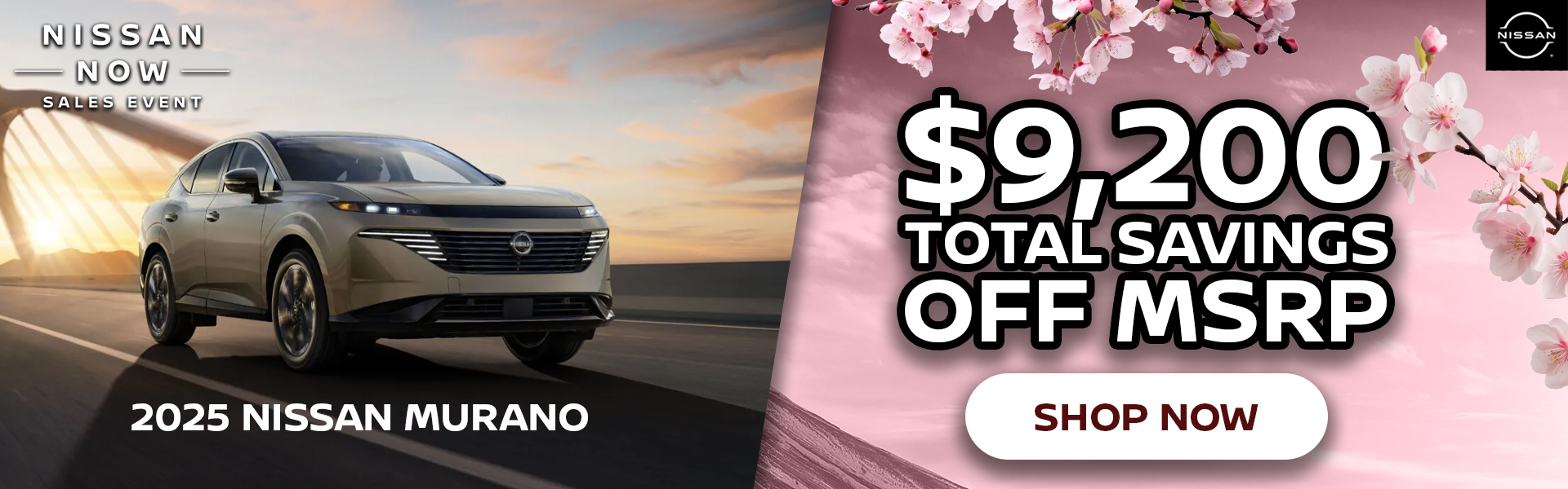 $9,200 off MSRP 2025 Nissan Murano SL