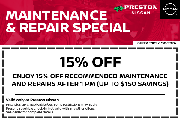 Maintenance & Repair Special